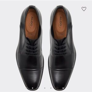 Aldo Black Oxfords Sleek Formal Shoes